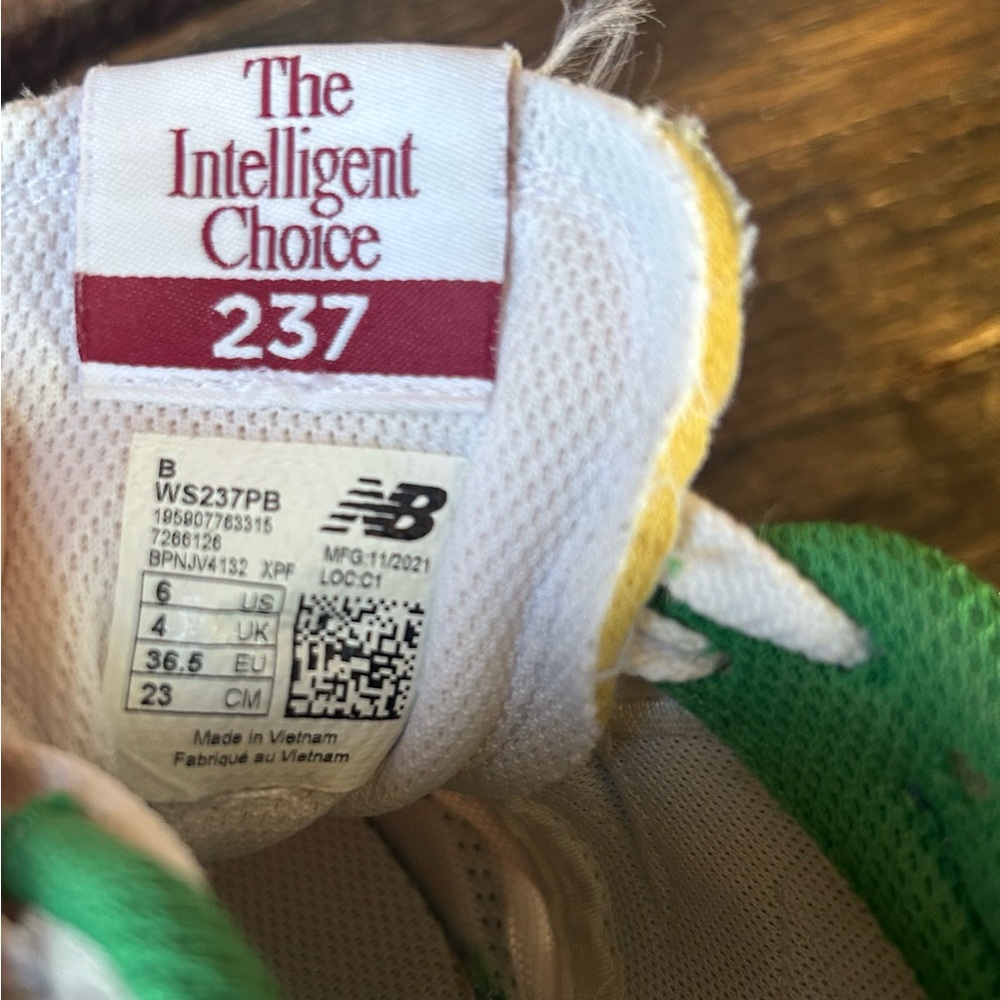New Balance 237 Moon Shadow/Pink Haze women’s 6.5 retro style sneakers - Picture 7 of 15